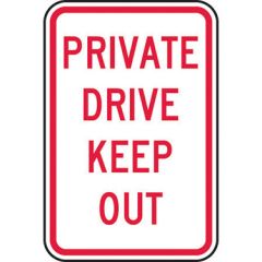 Private Drive Keep Out