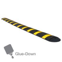 Glue-Down Safety-Striped Speed Bump
