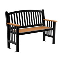 Aurora Bench Arched Back