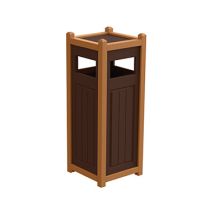 Two-Tone Panel Design 12 Gallon Waste Receptacles