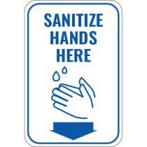 Sanitize Hands Here Sign