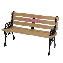 Georgetown Pink Inlay Engraved Benches