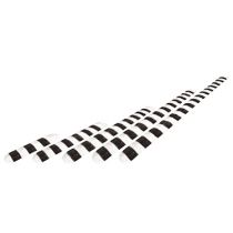 Black/White Premium Rubber Speed Bumps