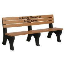 Deluxe Inlay Memorial Benches